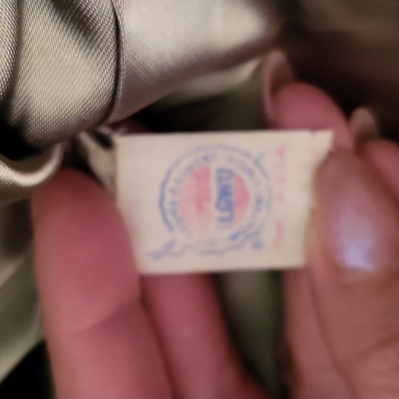 Vintage Pea Green Coat - seems like a Size medium - good used condition - Picture 7 of 7